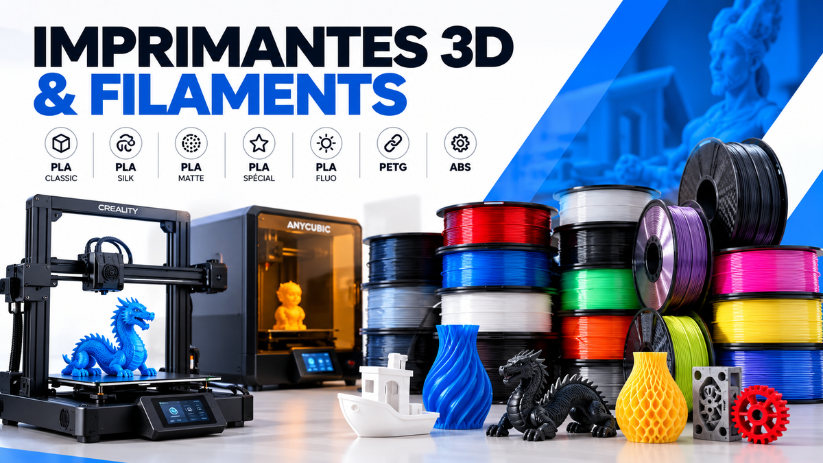 Imprimantes 3D & Filaments