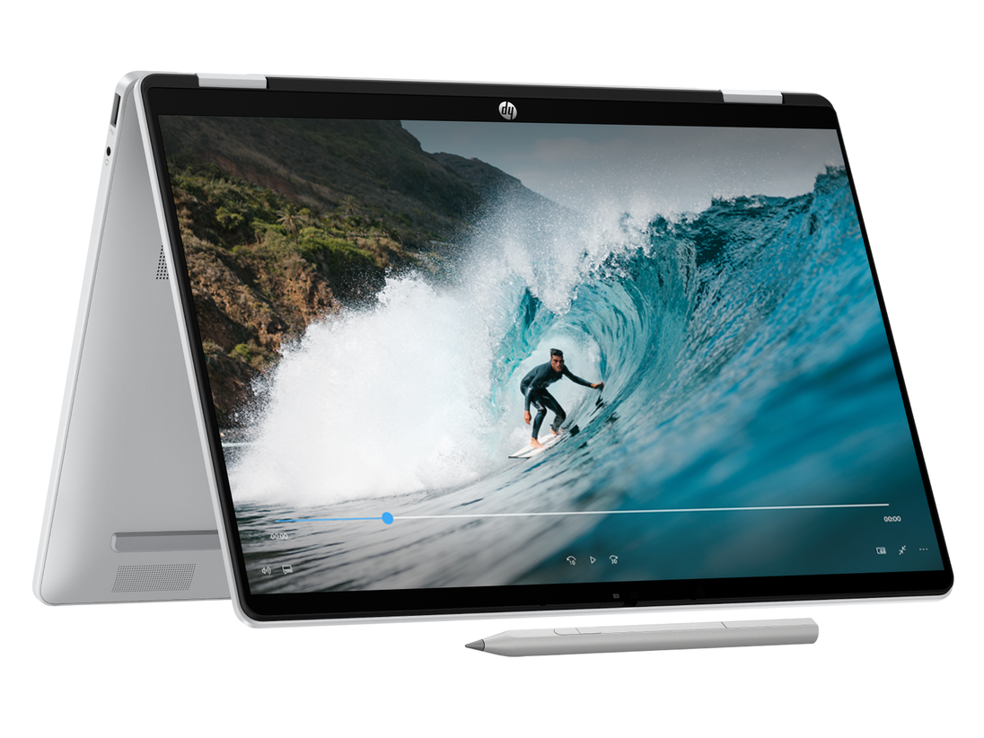 HP OmniBook 5 Flip 14-km0002nf – Core Ultra 7 355 – 32 Go RAM – SSD 1 To – 14″ OLED tactile – vue 1