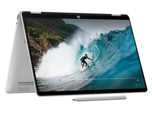 HP OmniBook 5 Flip 14-km0002nf – Core Ultra 7 355 – 32 Go RAM – SSD 1 To – 14″ OLED tactile – vue 1
