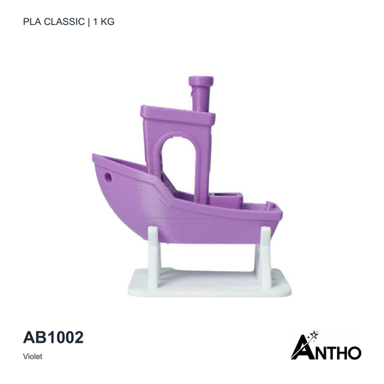 Filament ANTHO PLA Classic Violet 1 kg AB1002 - exemple de rendu imprimé
