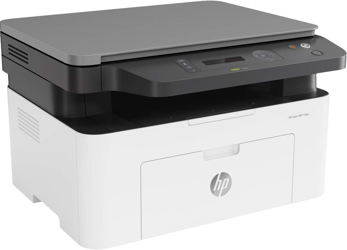Imprimante HP Laser MFP 136A – vue de trois quarts