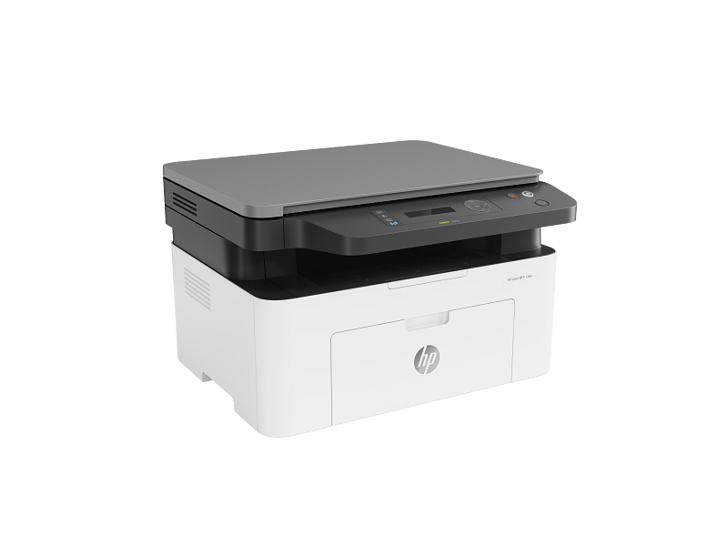 Imprimante HP Laser MFP 136W – vue de trois quarts