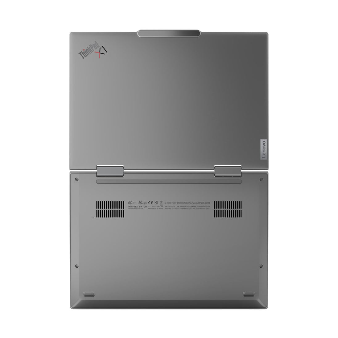 Lenovo ThinkPad X1 2-en-1 Gen 10 gris - charnières et coque