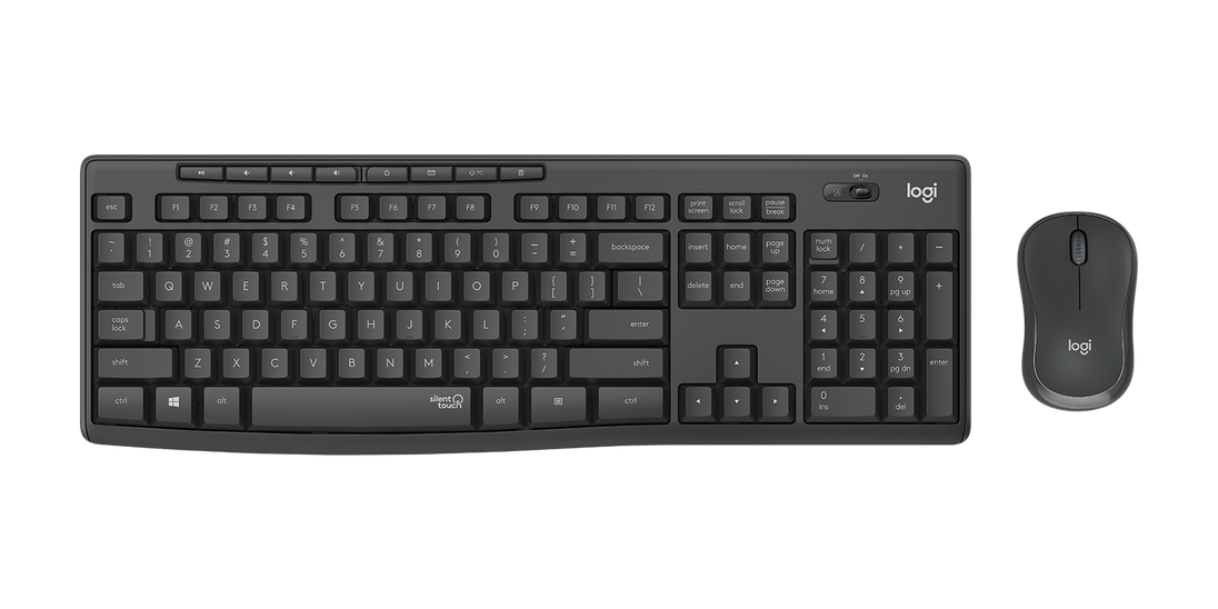 Logitech MK295 clavier et souris sans fil noir graphite