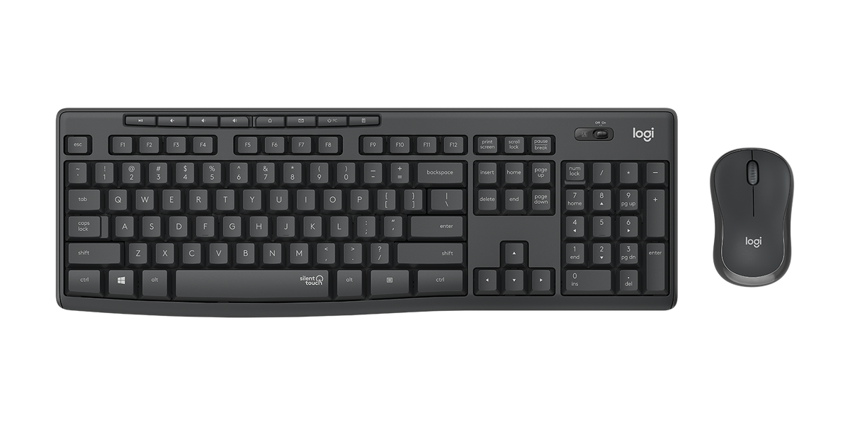 Logitech MK295 clavier et souris sans fil noir graphite