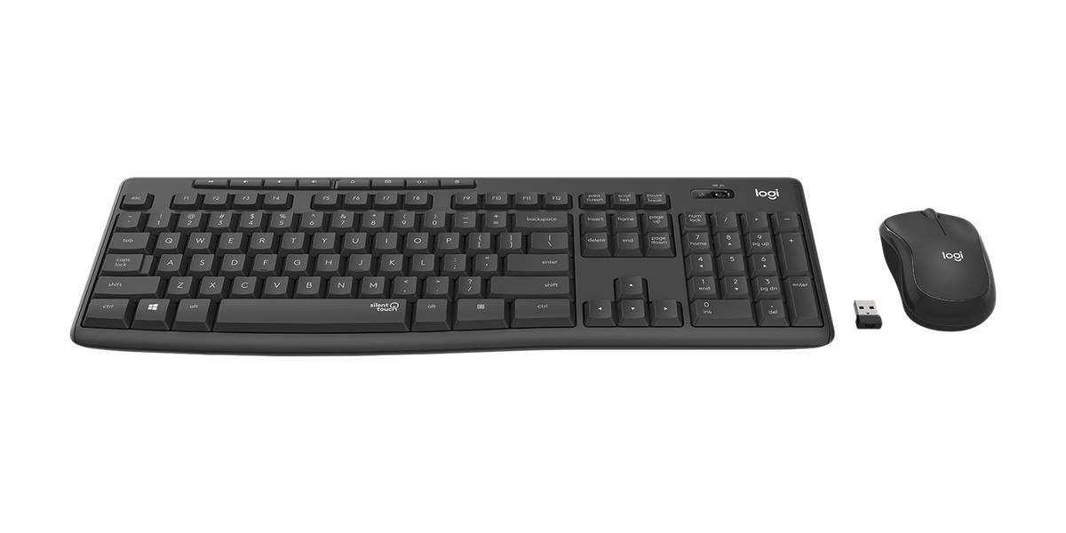 Logitech MK295 clavier et souris sans fil noir graphite