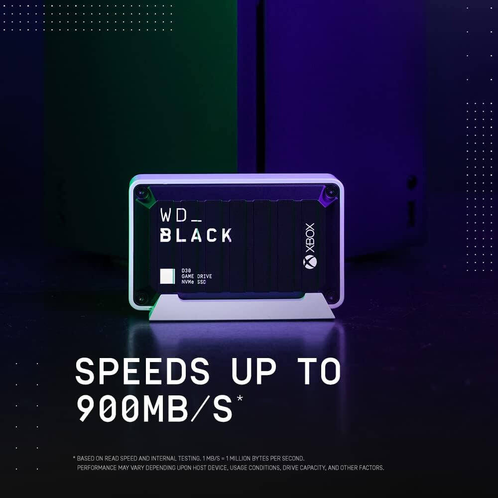 WD_BLACK D30 SSD Xbox 1 To en ambiance gaming