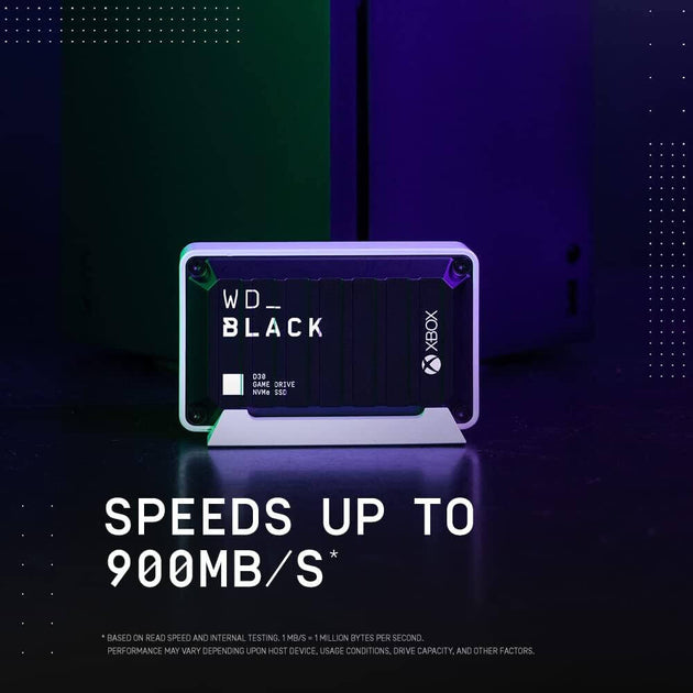 WD_BLACK D30 SSD Xbox 1 To en ambiance gaming