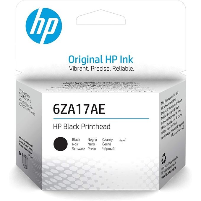 Hp 6ZA17AE Tête D’impression Noir Pour Smart Tank 500 / 515 / 516 / 519 / 530 / 580 / 615