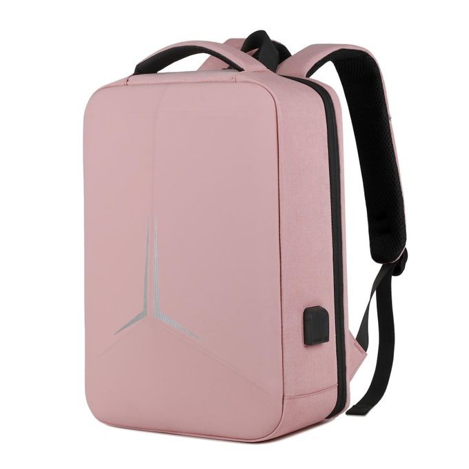 ANTHO Sac à dos pour PC portable 15.6" avec code pin - Rose