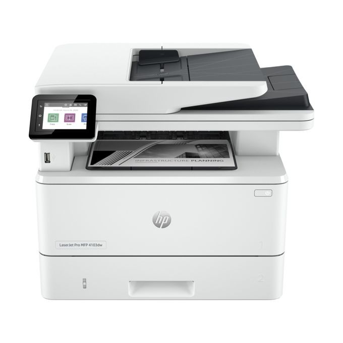 Imprimante Laserjet Pro 4103DW - 3 en 1 - Wifi - Monochrome - Noir uniquement