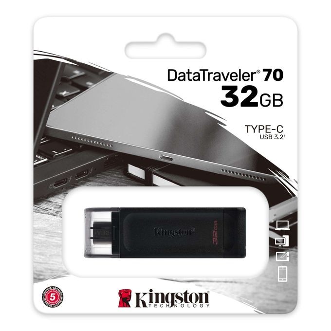 Clé USB Type C - Kingston 32GB - DataTraveler 70