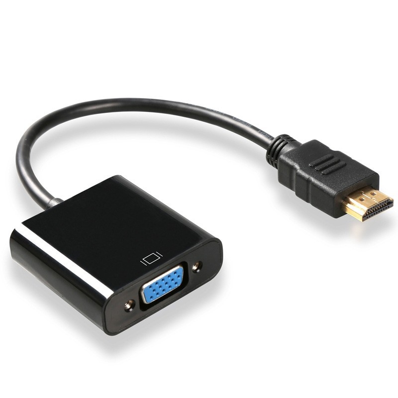 HDMI To VGA Converter Adapter Male To Female 3.5mm Audio