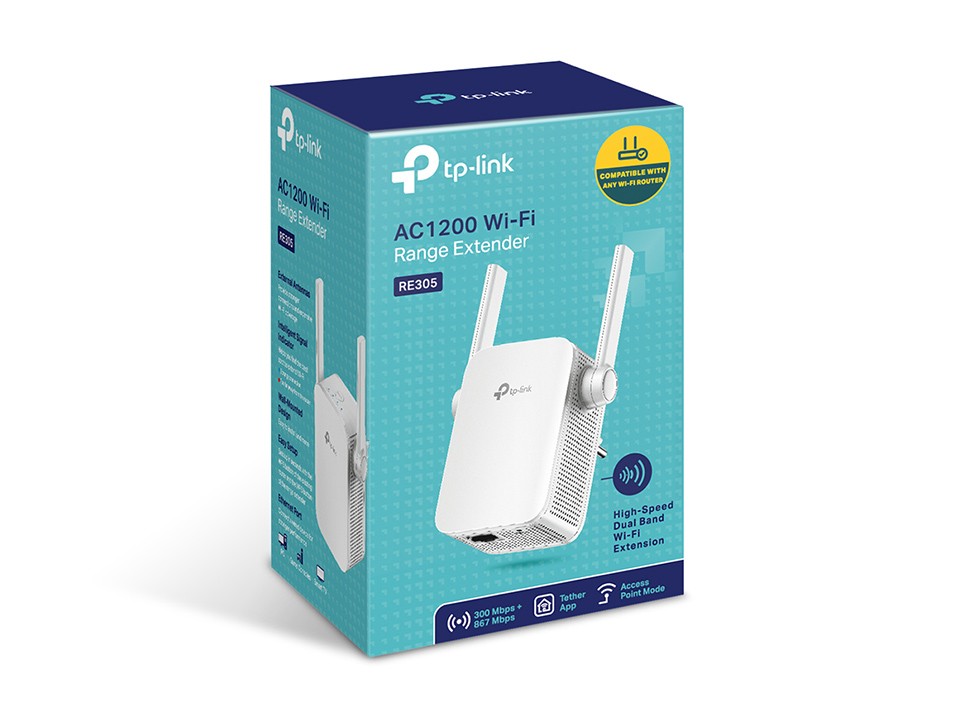 Répéteur Wifi TP-Link RE305 - 1200MBPS - Dualband - 2.4 / 5.0